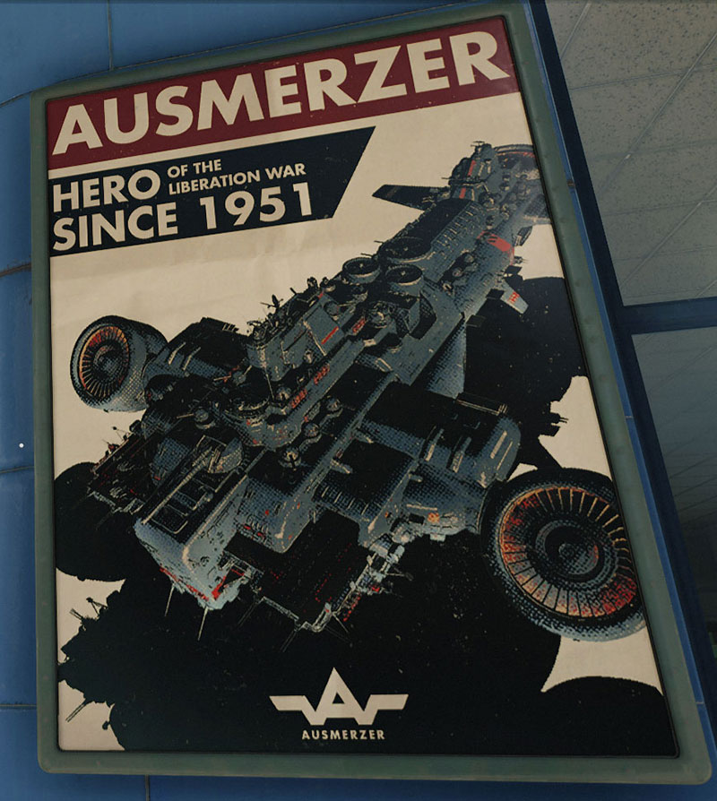 Note how the Ausmerzer has its own logo, a nice touch.